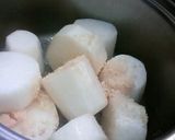 ５日かけて、べっこう大根のあんかけ作り方2写真