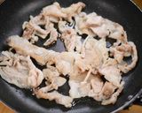 濃厚オイスター肉野菜炒めビーフン😋作り方4写真