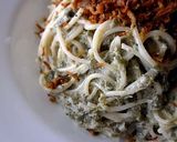 カリカリじゃことアオサ海苔クリームパスタ作り方8写真