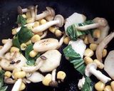 長芋きのこのバターソテーラーメン作り方3写真