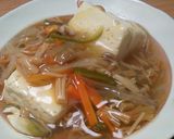 なめ茸で豆腐あんかけ作り方7写真