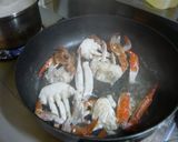 ｖｖワタリガニのトマトパスタｖｖ作り方1写真
