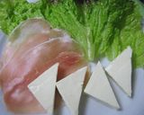 ✿生ハムとクリームチーズのホットサンド✿作り方1写真