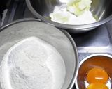タルト台に乗せた＊ベイクドチーズケーキ作り方1写真