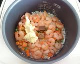 炊飯器で＊エビピラフ作り方4写真