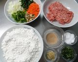 野菜たっぷりの肉まん作り方1写真