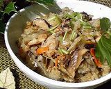 こくうまっ☆干し椎茸と豚肉の炊き込みご飯作り方11写真