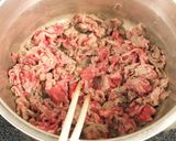 ひじきと牛肉の炒め煮 給食風作り方3写真
