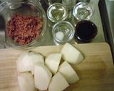 かぶのこっくりひき肉あんかけ作り方1写真
