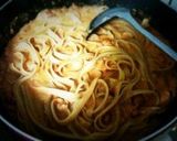 蟹トマトクリームパスタ♪作り方4写真