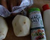 マヨネーズで炒めるじゃがいもとウインナー作り方1写真