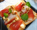 塩胡桃×白チョコりんごトースト作り方5写真