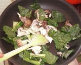 きのこと青菜の卵とじラーメン作り方2写真