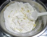 タルト台に乗せた＊ベイクドチーズケーキ作り方4写真