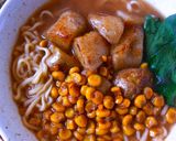焦がしバターのじゃがコーン味噌ラーメン♪作り方4写真