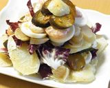 エビ、ホタテと野菜のXマスツリー作り方8写真