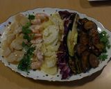 エビ、ホタテと野菜のXマスツリー作り方10写真