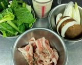 魔法のタレで豆乳鍋作り方1写真