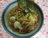 なめことカリフラワーの具沢山ラーメン！作り方7写真