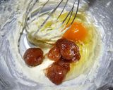 ❤焼きドーナツ　苺ジャムチーズ❤作り方3写真