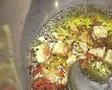 水菜と三種チーズのサラダ作り方3写真