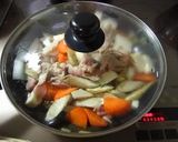 生姜が効いてる！豚肉と根菜の炒め物♪作り方3写真