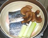サワラとキノコの酒蒸し・あんかけ作り方2写真