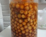 台湾料理～ワラビと破布子の炒め物作り方3写真
