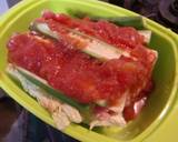 白菜とひき肉の重ね蒸し　トマトソース作り方2写真