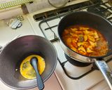 エリンギと豚ひき肉の秋味ラーメン作り方8写真