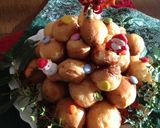 魔法のシュークリームでクリスマスツリー❄作り方17写真