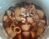 圧力鍋で簡単！大根と里芋といかの煮物作り方5写真