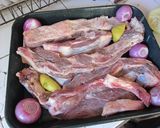 骨付き牛カルビのオーブン焼き作り方3写真