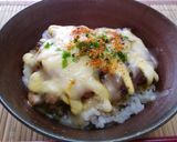 ズボラ飯☆さんま缶でとろ〜りチーズ丼作り方4写真