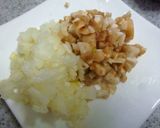 椎茸の軸×ベーコンのカレー風味トースト作り方1写真