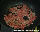 ■こく旨！ひき肉と茄子のごま豆腐煮■作り方2写真