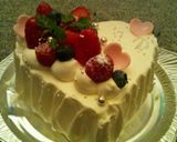 バレンタインにハートのショートケーキ作り方6写真
