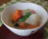 圧力鍋でゆで鶏＆ごろごろ野菜シチュー作り方8写真