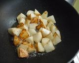 豆腐ハンバーグと根菜の甘辛煮作り方3写真