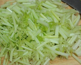 台湾料理～台湾セロリと卵の炒め作り方1写真