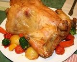 丸鶏を使ったローストチキン作り方9写真