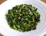 ご飯のお供に✿カブの葉＆大根葉の炒め煮✿作り方7写真