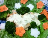 ＋＊★鶏肉の柚子わさマヨソースかけ☆＊＋作り方4写真