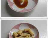 お弁当に♪ヤングコーンのバター醤油焼き作り方2写真