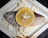 冬の香り✿百合根・お魚・豆腐の蒸し物作り方3写真