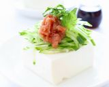 サッパリと美味しい【胡瓜と梅の冷奴】作り方3写真