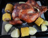 マリネしてから焼く　丸鶏のロースト♪作り方3写真