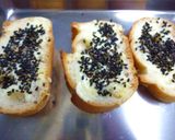 胡麻＋生姜＋ちょい塩の甘いトースト作り方2写真