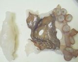 ！活だこで！マダコのお刺身作り方4写真