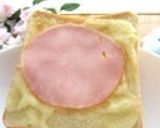 ハム後のせ♫こ～んがりマヨトースト作り方8写真